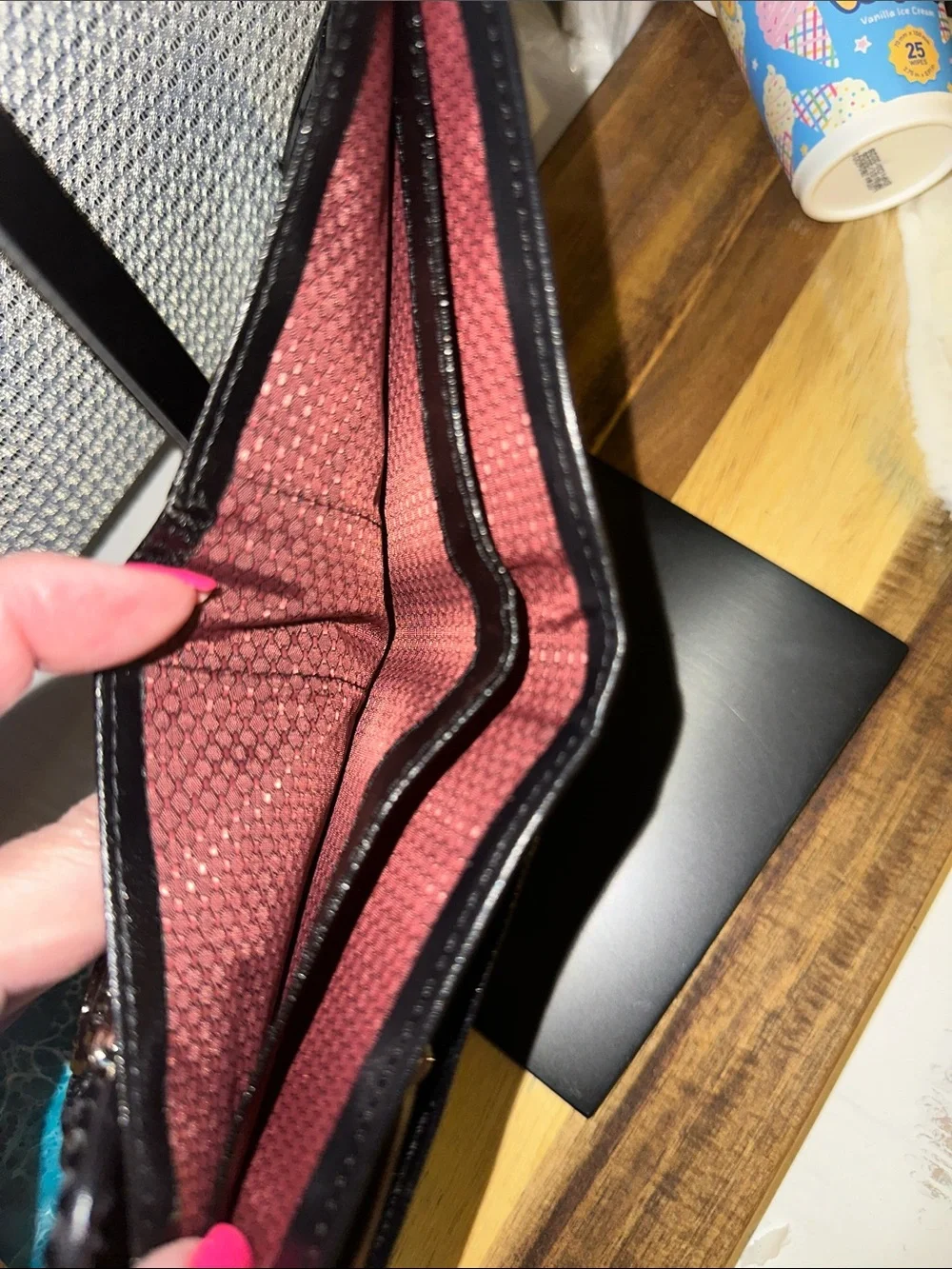 Brighton Black Leather wallet and Card Holder.